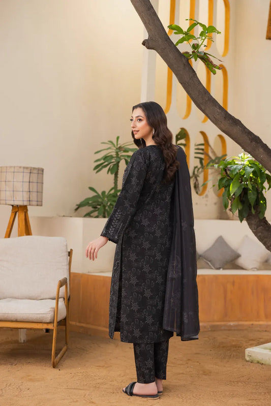 Zulmat - 3 PC Printed Dress