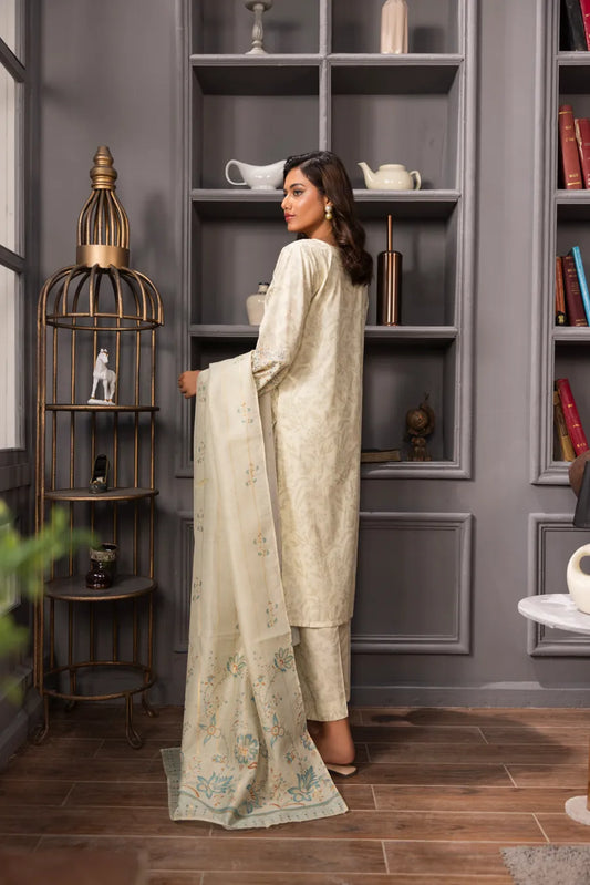 Zeenah - 3 PC Printed Dress