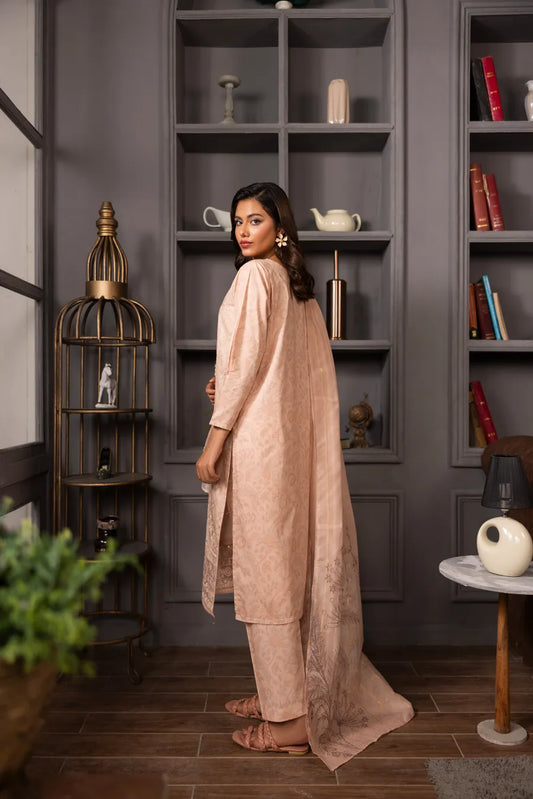 Zarveen - 3 PC Printed Dress