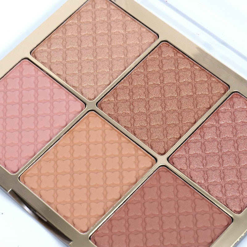 Missrose 6 Color Square Face Palette (all in one) Color
