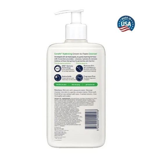 Hydrating Cream-to-Foam Cleanser