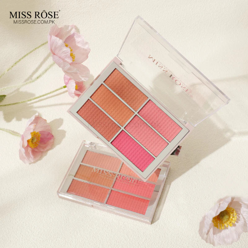 Miss Rose Rubik's Cube Matte Blusher – 6 Colors