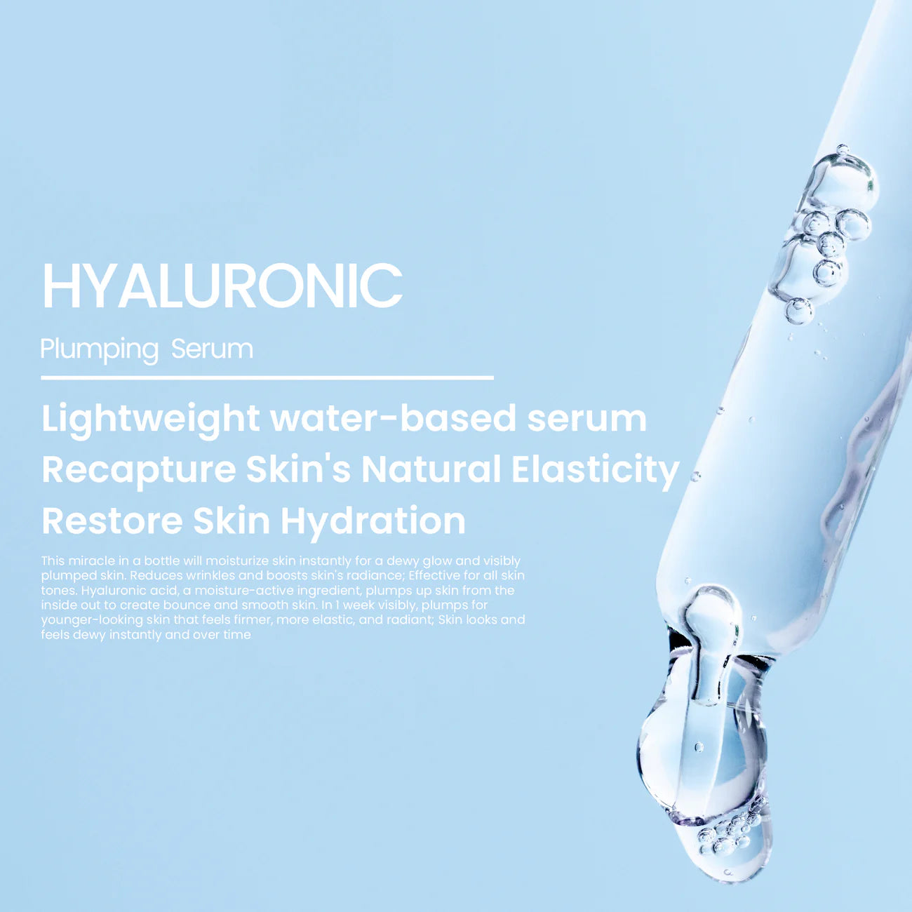 Hyaluronic Acid Face Serum 30ml