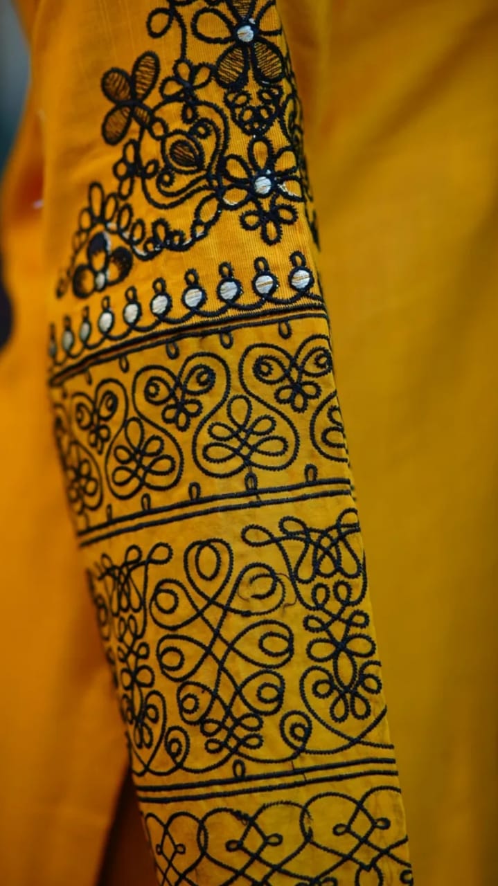 Warm Yellow Festive Suit - 3 piece