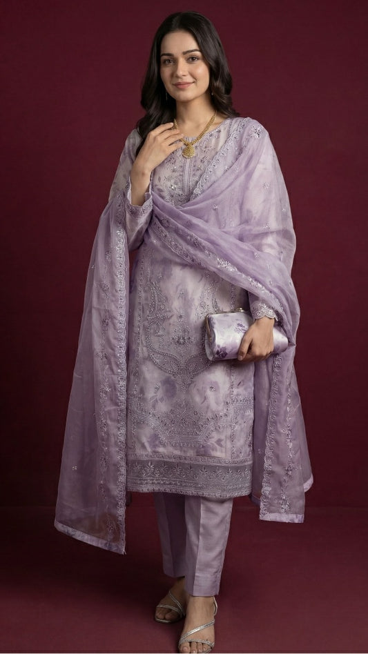 Eva - 3 Piece Lava Silk