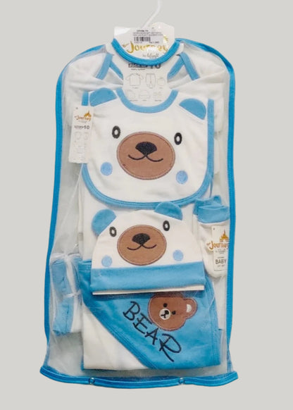 New born gift set 10 pcs BLUE