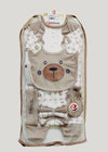 New born gift set 10 pcs KHAKI