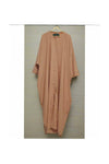 Kaftan Abaya Without Staller Peach